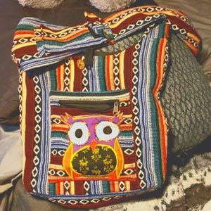 Rising international owl boho bag